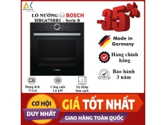 Lò nướng Bosch HBG675BB1 Seri 8 - Germany