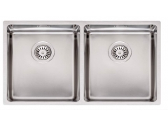 Chậu Rửa Bát 2 Hố HOUSTON 34x40+34x40 Inox HMH.NPCS0010 - Nhập Hà Lan