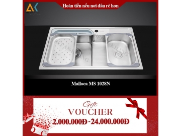 Chậu Rửa 2 Hộc  Malloca MS 1028N