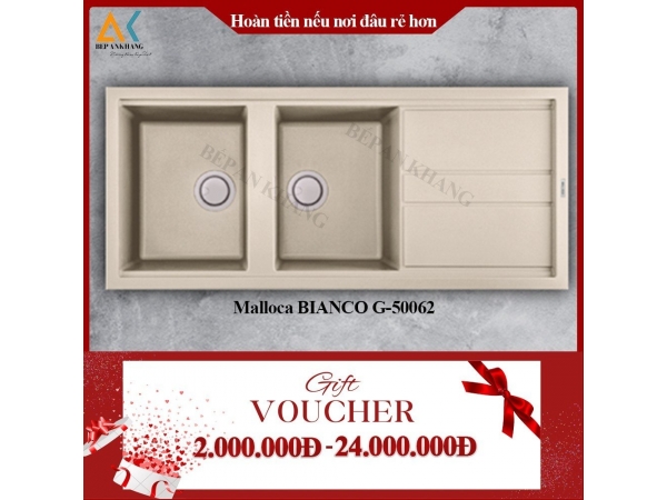 Chậu rửa Malloca BIANCO G-50062