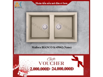 Chậu rửa Malloca BIANCO K-45062 (Nano)