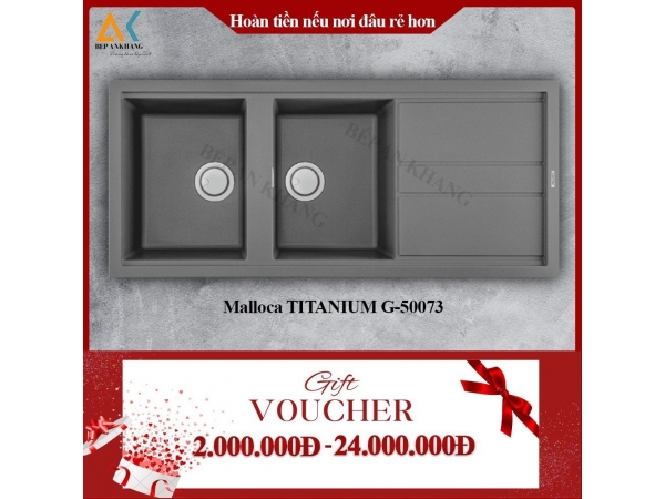 Chậu rửa Malloca TITANIUM G-50073