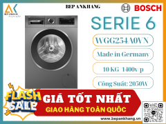 Máy giặt Bosch 10 kg WGG254A0VN - Tự động lấy và phân phối nước giặt/xả