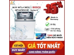 MÁY RỬA BÁT BOSCH SERIE 6 SPV6ZMX23E