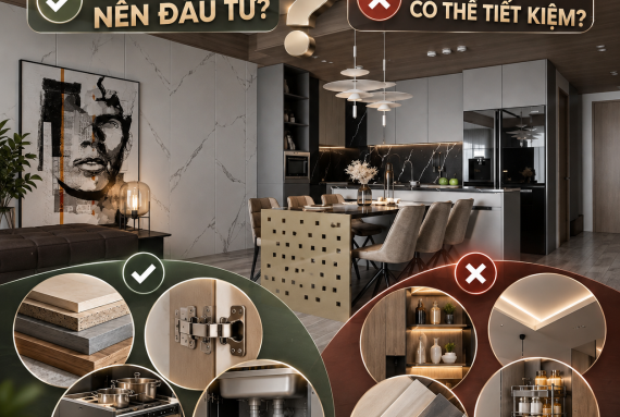 Làm nội thất lần đầu: Khoản nào nên đầu tư, khoản nào có thể tiết kiệm?
