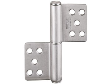 Bản lề lá Hafele kích thước 127 mm trọng lượng cửa ≤80 kg 926.13.903