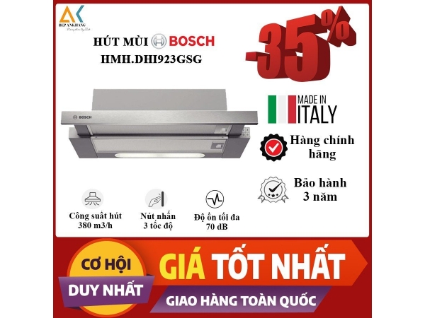 Máy hút mùi âm tủ Bosch HMH.DHI923GSG