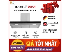 Máy hút khử mùi Bosch Seri 4 DWBM98G50B