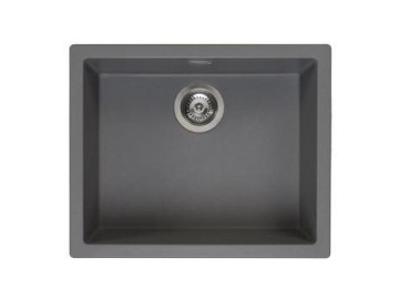 Chậu Rửa Bát Đá 1 Hộc AMSTERDAM 50 XÁM HMH.R30851 - Nhập Hà Lan