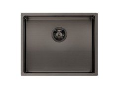 Chậu Rửa Bát Inox 1 Hố Miami 50 Xám Kim Loại PVD HMH.R30721 - Nhập Hà Lan