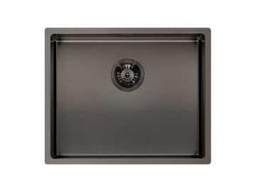 Chậu Rửa Bát Inox 1 Hố Miami 50 Xám Kim Loại PVD HMH.R30721 - Nhập Hà Lan