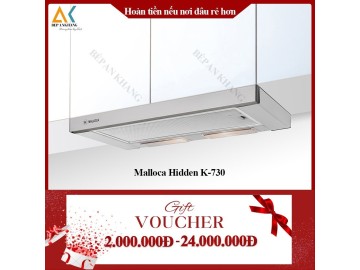 Máy Hút Khói Khử Mùi Âm Tủ Malloca Hidden K-730 - Made in Trung Quốc