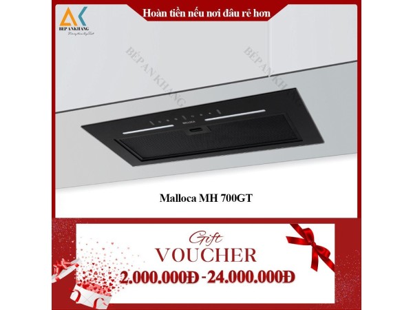 Máy hút mùi Âm Tủ Malloca MH 700GT - Made in Trung Quốc