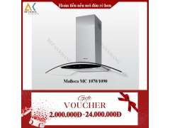 Máy Hút Mùi Áp Tường Kính Cong MALLOCA MC 1070 / MC 1090 -  Made in Trung Quốc