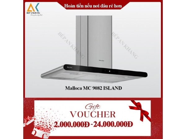 Máy Hút Mùi Áp Tường MALLOCA MC 9082 ISLAND -  Made in Trung Quốc