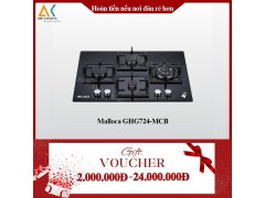 Bếp Gas Âm 4 Vùng Nấu Malloca GHG724-MCB - Made in Trung Quốc