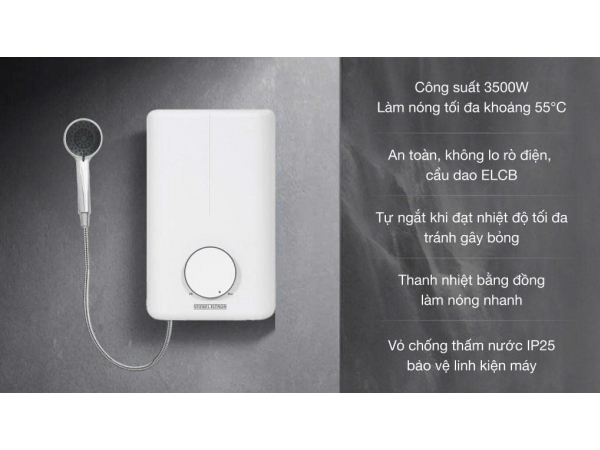 Máy nước nóng trực tiếp Stiebel Eltron 3500W DE 35 EC