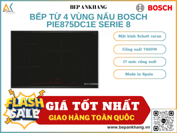 Bếp từ 4 vùng nấu Bosch PIE875DC1E Seri 8 - Made in Spain