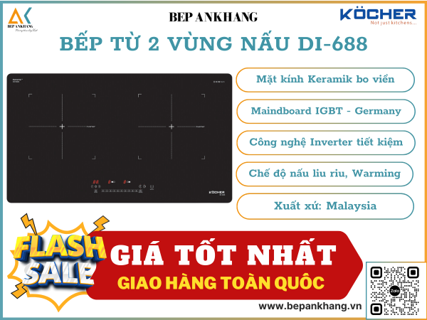 Bếp từ Kocher DI-688 - Made In Malaysia