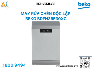 Máy Rửa Chén Beko BDFN36530XC Nhập Khẩu Châu Âu Full Size 15 Bộ