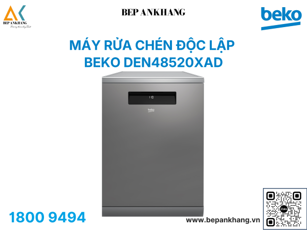 Máy rửa bát Beko DEN48520XAD - Nhập Khẩu Thổ Nhĩ Kỳ
