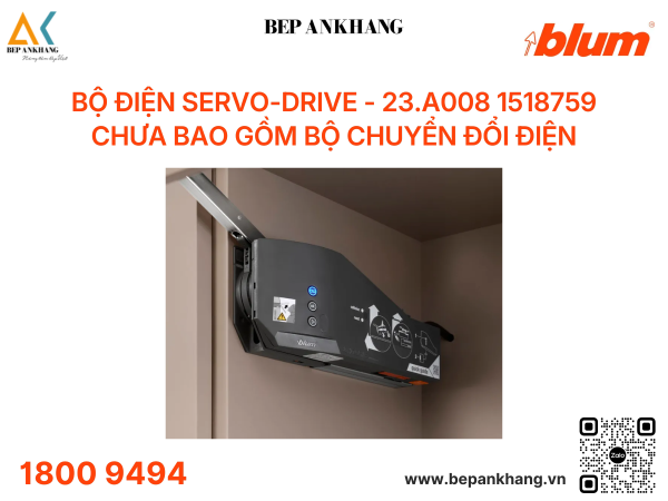 Bộ điện SERVO-DRIVE Blum - 23.A008 1518759 - Sử dụng cho HF top, HS top, HL top