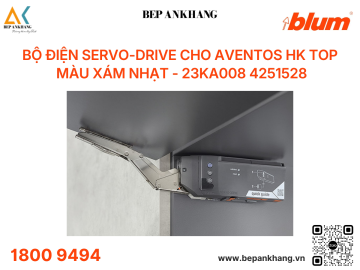 Bộ điện Blum SERVO-DRIVE cho AVENTOS HK top màu xám nhạt - 23KA008 4251528