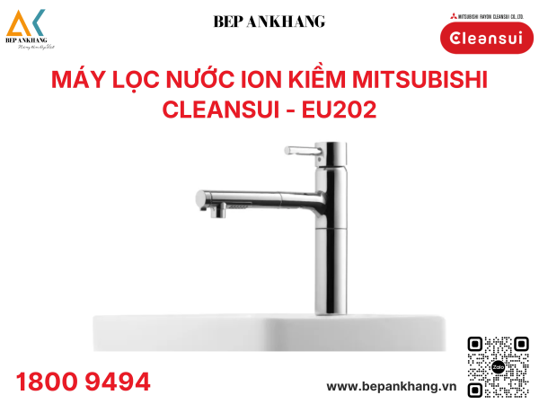 Máy Lọc Nước tích hợp 3 chế độ nước nóng/lạnh - nước lọc Mitsubishi Cleansui EU202 - Japan