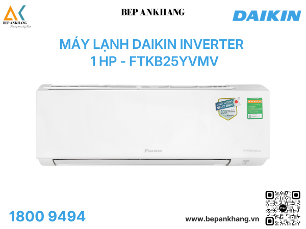 Máy lạnh Daikin Inverter 1 HP FTKB25YVMV