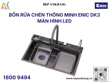 Bồn rửa chén thông minh ENIC DK3 - Màn hình led hiển thị nhiệt độ