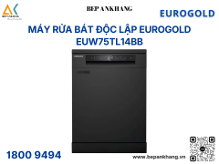 Máy rửa chén lắp âm hoặc độc lập Eurogold EUW75TL14BB- Made in ThaiLand