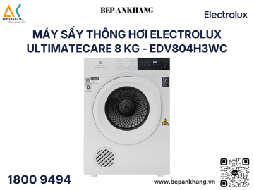 Máy sấy thông hơi Electrolux UltimateCare 8 kg - EDV804H3WC