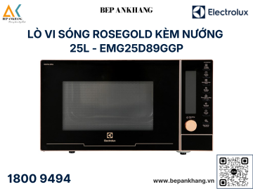Lò vi sóng Rosegold kèm chức năng nướng 25L - EMG25D89GGP