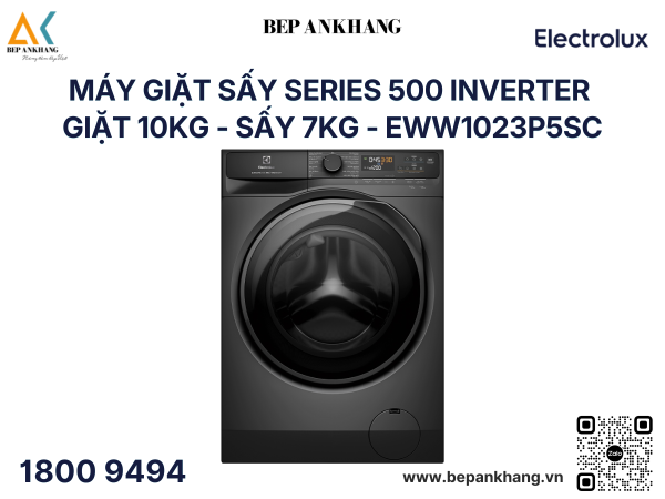 Máy giặt sấy Series 500 Inverter giặt 10kg - sấy 7kg - EWW1023P5SC