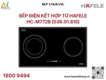 Bếp từ kết hợp điện HC-M772B 536.01.815