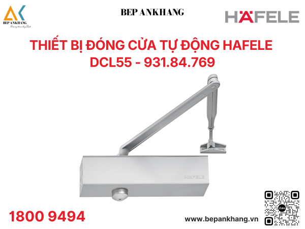 Thiết bị đóng cửa tự động Hafele DCL55 931.84.769