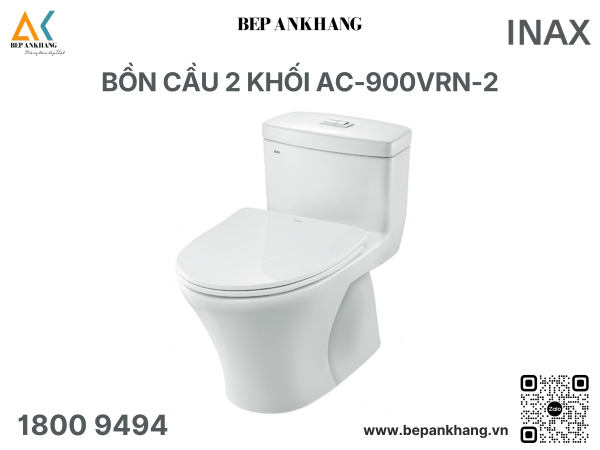 Bàn cầu 2 khối Inax AC-900VRN-2