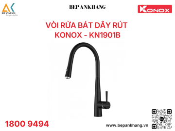 Vòi rửa bát Konox dây rút KN1901B