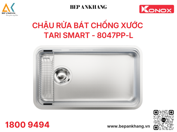 Chậu rửa bát chống xước (phiên bản cá nhân hóa) Tari Smart 8047PP-L