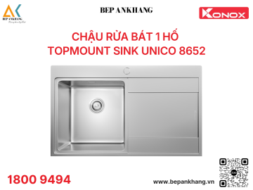 Chậu rửa bát  Konox Topmount Sink Unico 8652
