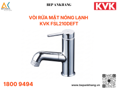  Vòi rửa mặt nóng lạnh - KVK FSL210DEFT - Xuất xứ: Nhật Bản