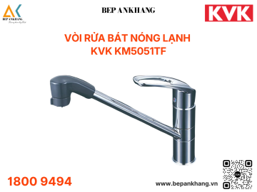 Vòi rửa bát nóng lạnh - KVK KM5051TF
