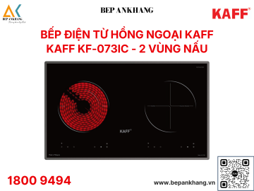 Bếp điện từ 2 vùng nấu kết hợp Kaff KF-073IC - Made in Malaysia