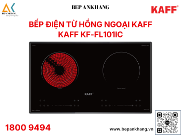 Bếp Kính Âm 2 Vùng Nấu 1 Từ 1 Hồng Ngoại KAFF KF-FL101IC - Made in Malaysia