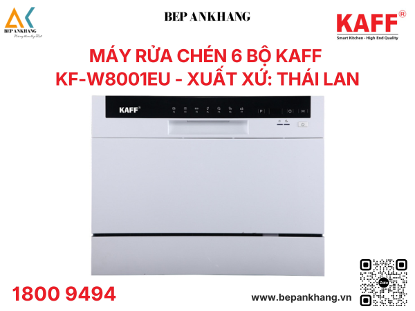 Máy Rửa Chén Bán Âm Tủ KAFF KF-W8001EU -Made in Germany