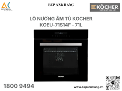 Lò nướng âm tủ Kocher KOEU-71S14F - 71L - Màn hình LCD