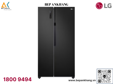 Tủ lạnh LG Side by side Inverter 519L màu đen GR-B256BL