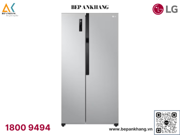 Tủ lạnh LG Side by side Smart Inverter™ 519L màu bạc - GR-B256JDS