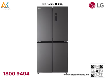 Tủ lạnh LG French Door 470L màu đen GR-B50BL