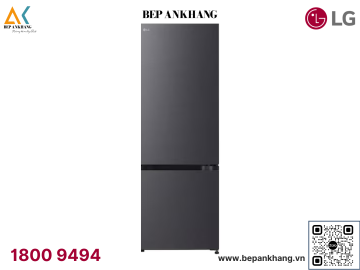 Tủ lạnh LG ngăn đá dưới màu đen 335L LBB33BLM